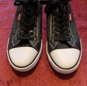 Levis Strauss& Co, men's blk denim sneaker, size 11